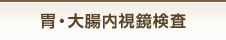 胃・大腸内視鏡検査について