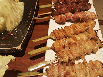 外食。焼き鳥